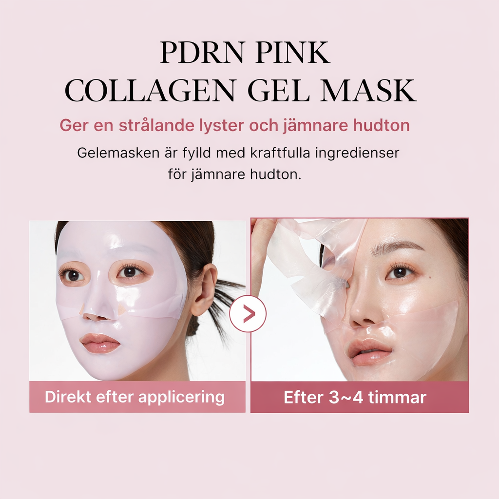 Medicube™ Pink PDRN Glow Gel Mask — Intensiv Fukt, Lyster & Hudförnyelse Medicube
