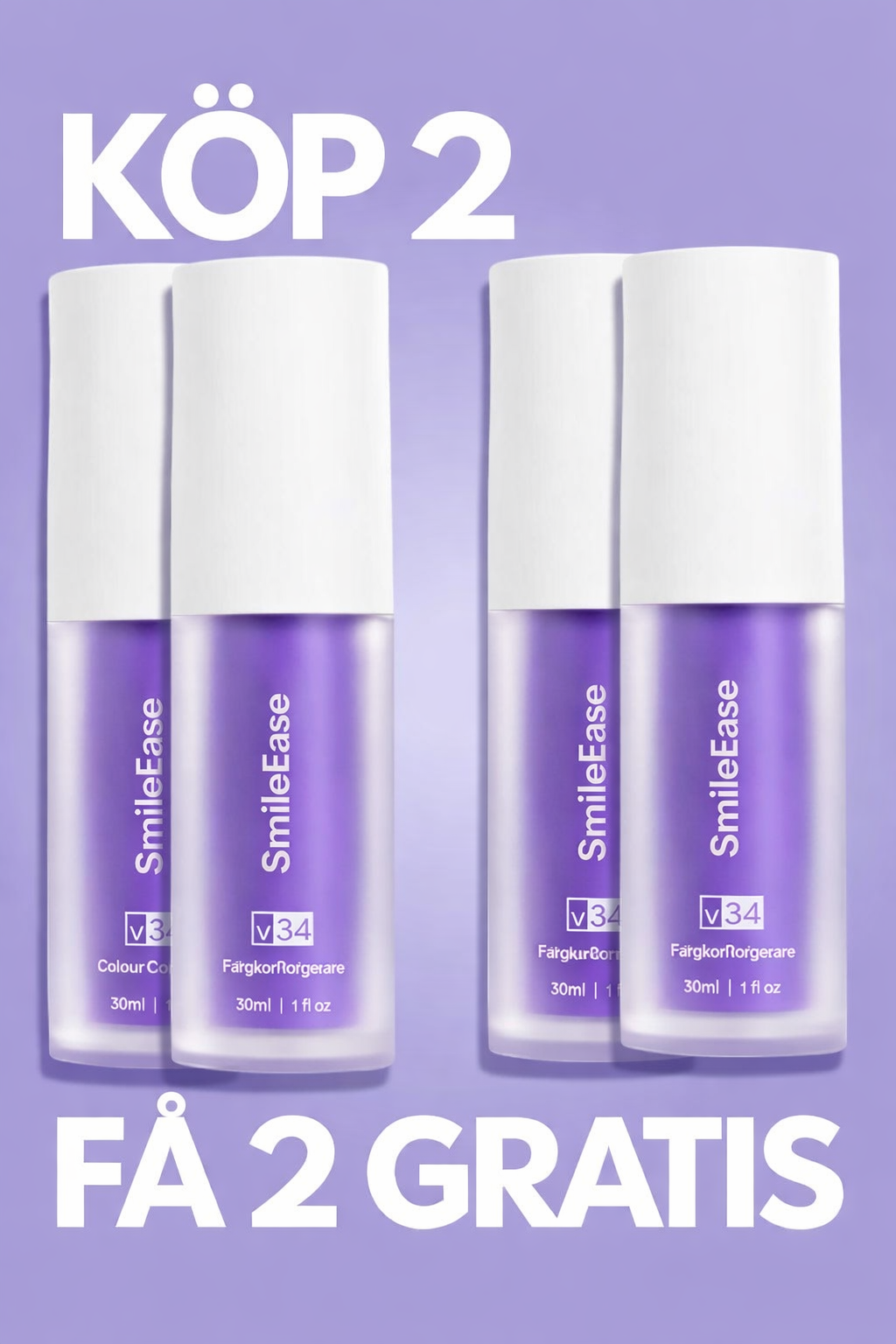 Smile ease v34™ διόρθωση χρώματος για δόντια