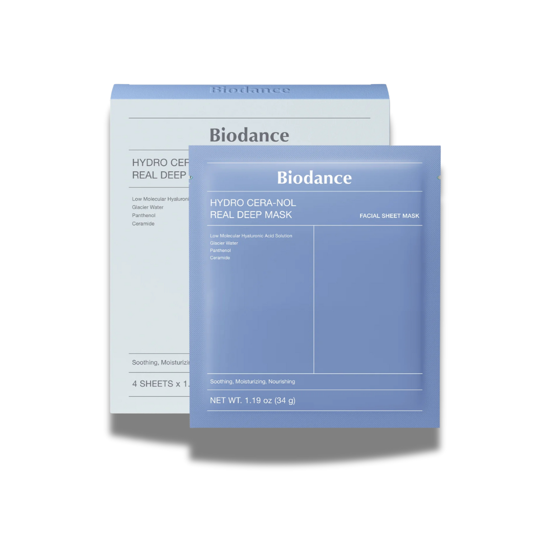 BIODANCE™ Hydro Cera-nol Real Deep Mask — Djup Återfuktning & Hudbarriär-Reparation · K-Beauty Ansiktsmask BIODANCE
