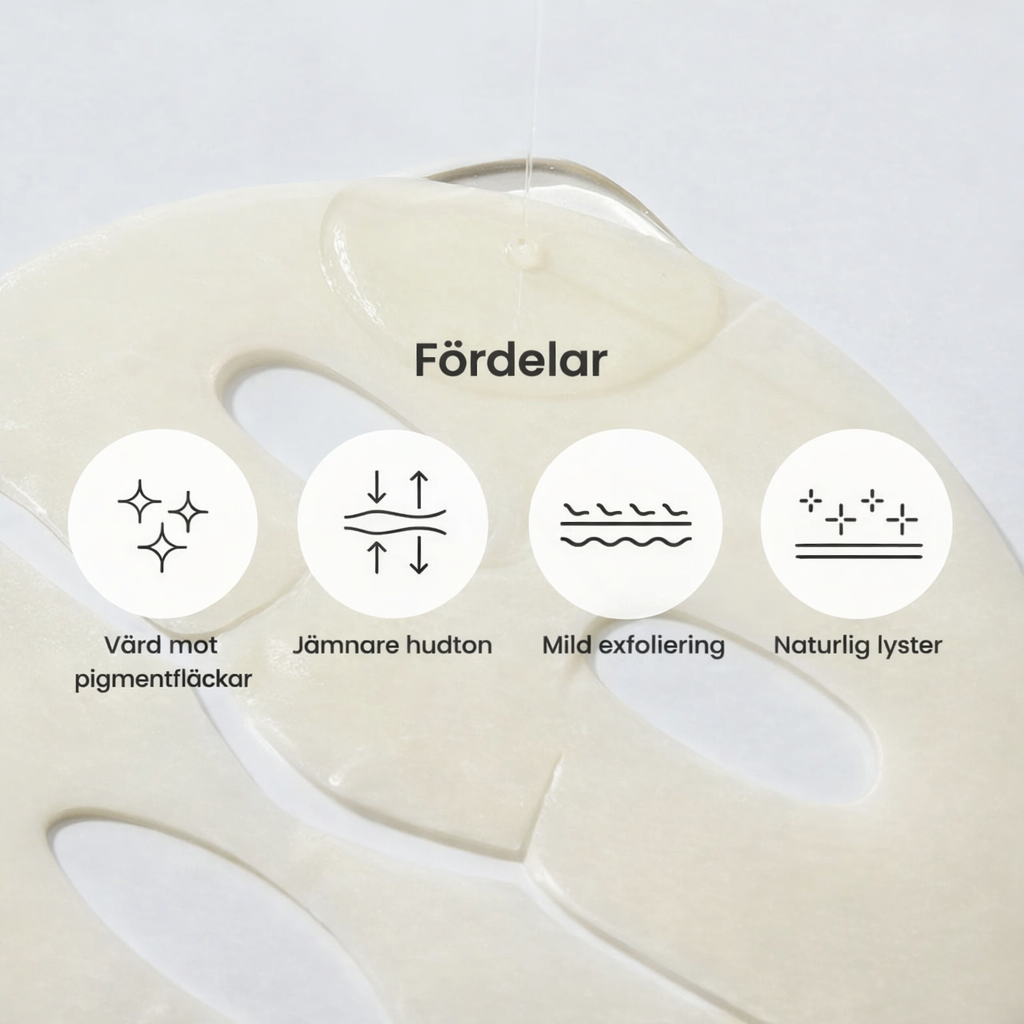 BIODANCE™ Radiant Vita Niacinamide Hydrogel Mask — Glow, Fukt & Jämn Hudton · K-Beauty Ansiktsmask BIODANCE