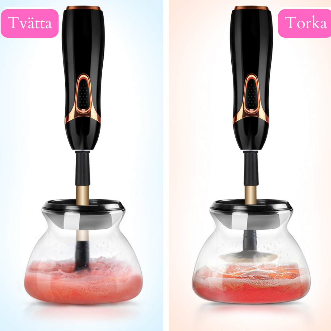 AURORA™ – Lösningen för rena sminkborstar på sekunder · Hejdå smuts och finnar