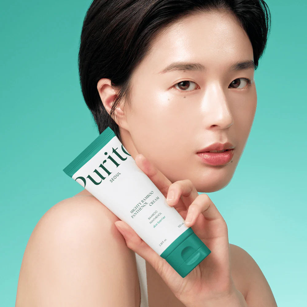 PURITO™ Mighty Bamboo Panthenol Cream — Djup återfuktning, lugn och stärkt hudbarriär Purito