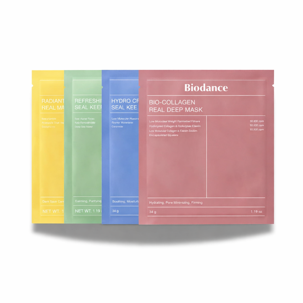 BIODANCE™ REAL DEEP MASK COLLECTION — Advanced Korean Hydrogel Skincare · K-Beauty Face Mask