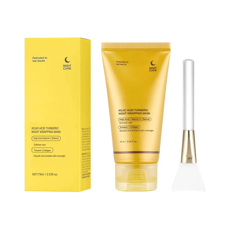 Βαθιά Ενυδατική Κολλαγονική Νυχτερινή Peel-Off Μάσκα Σμίλευσης Προσώπου με Βούρτσα