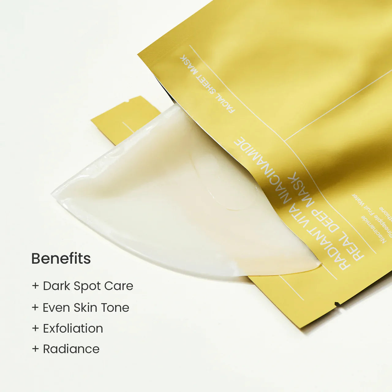 BIODANCE™ Radiant Vita Niacinamide Hydrogel Mask — Glow, Fukt & Jämn Hudton · K-Beauty Ansiktsmask