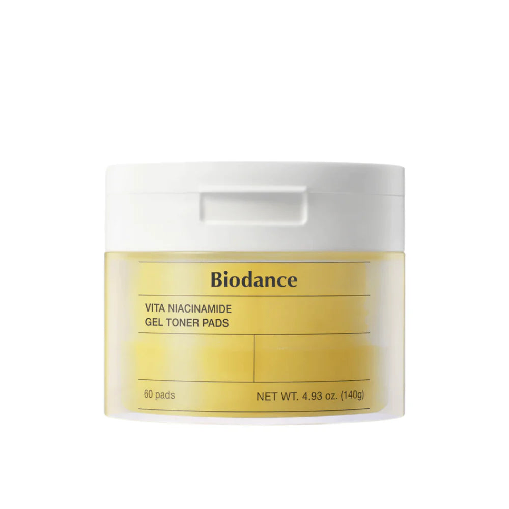 BIODANCE™ Vita Niacinamide Gel Toner Pads (60 pads) - Klarare hud, jämnare ton & fräsch lyster — varje dag