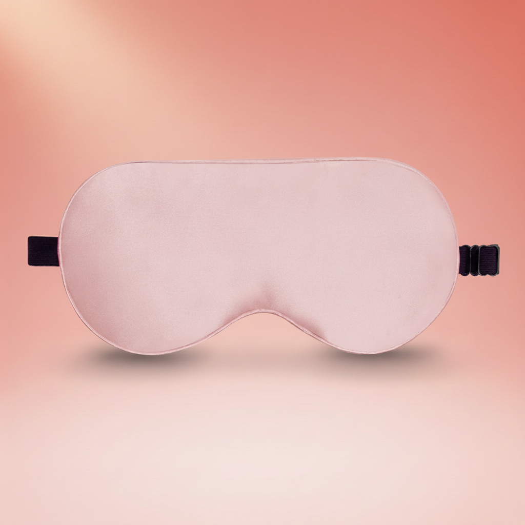 DELORA™ 100% Mullbärssilkes Sovmask — Lyxigt Justerbart Set för Djup & Avkopplande Sömn