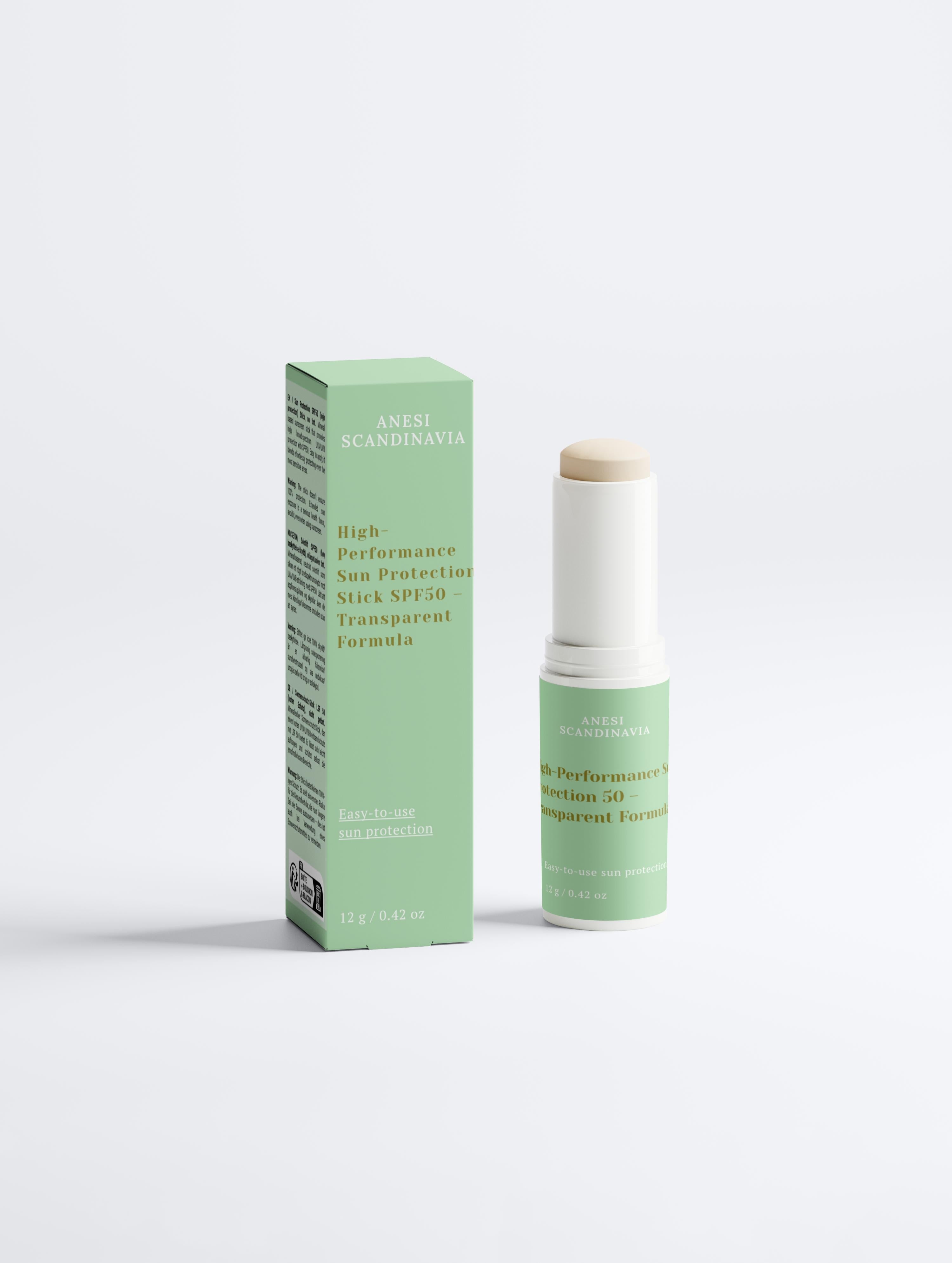 ANESI SCANDINAVIA™ Solskyddsstick SPF50 — Osynligt mineralskydd för alla hudtyper Anesi Scandinavia