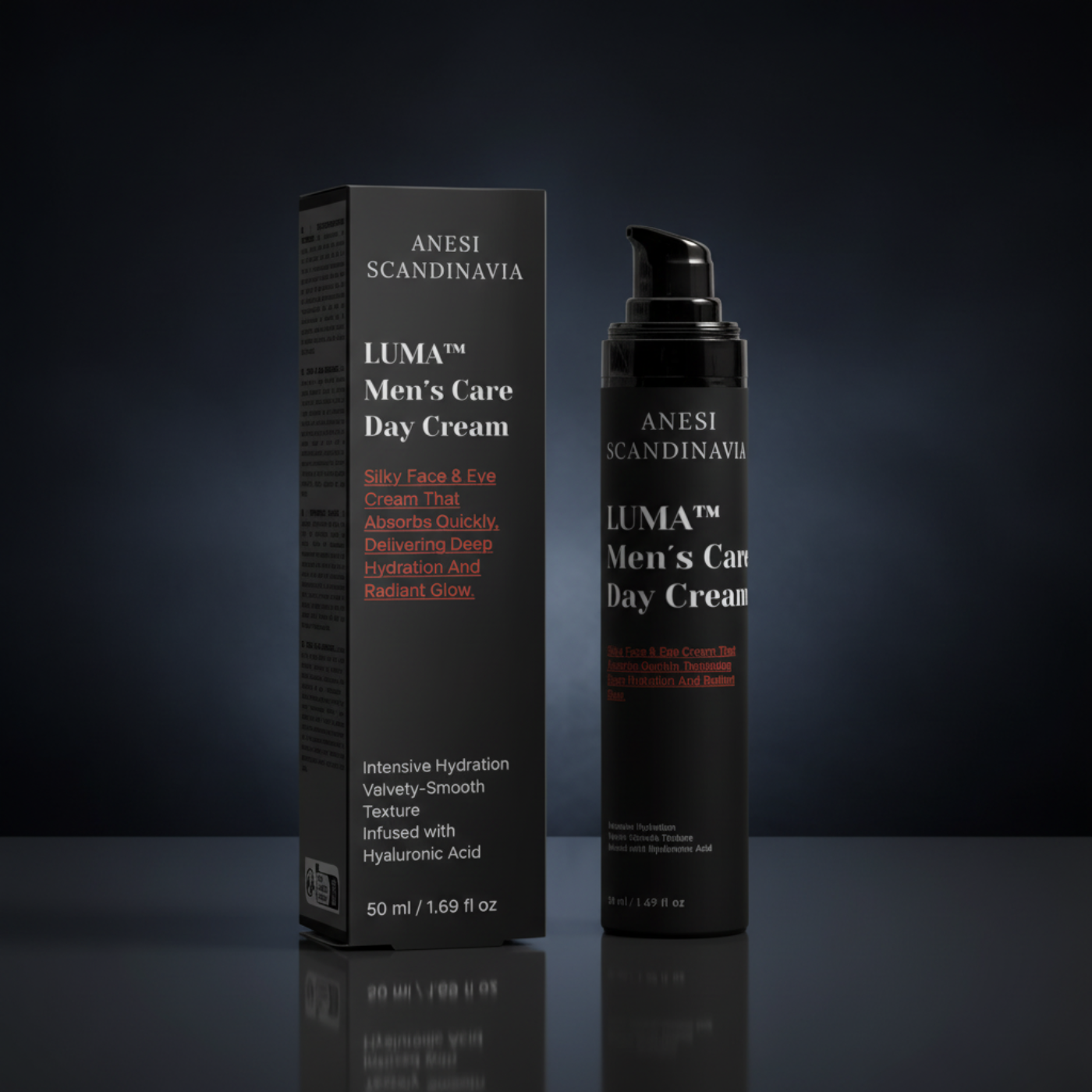 LUMA™ – Ansikts- & Ögonkräm för Män som Vill Slippa Trött, Torr & Livlös Hud