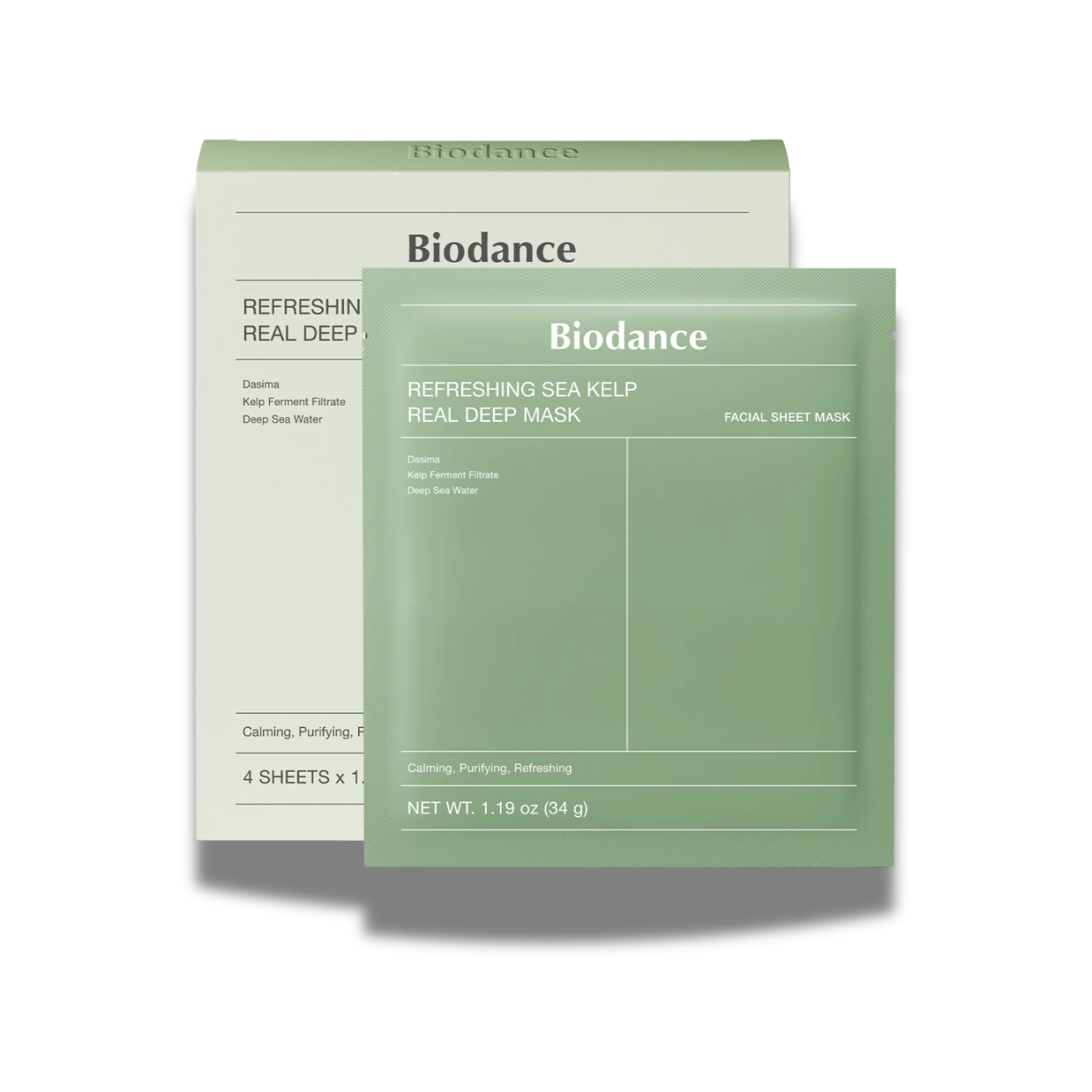 BIODANCE™ – Hydrogel Ansiktsmask med 10% Fermenterade Alger  Lugnande · Balanserande · Djupt återfuktande · K-Beauty Ansiktsmask