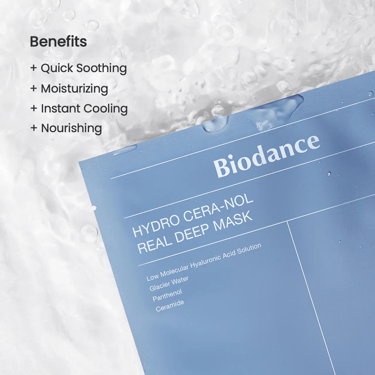 BIODANCE™ Hydro Cera-nol Real Deep Mask — Djup Återfuktning & Hudbarriär-Reparation · K-Beauty Ansiktsmask