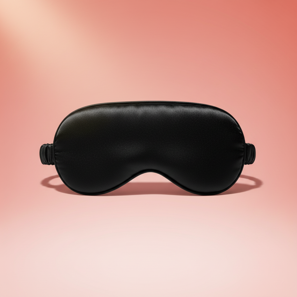 DELORA™ 100% Mullbärssilkes Sovmask — Lyxigt Justerbart Set för Djup & Avkopplande Sömn