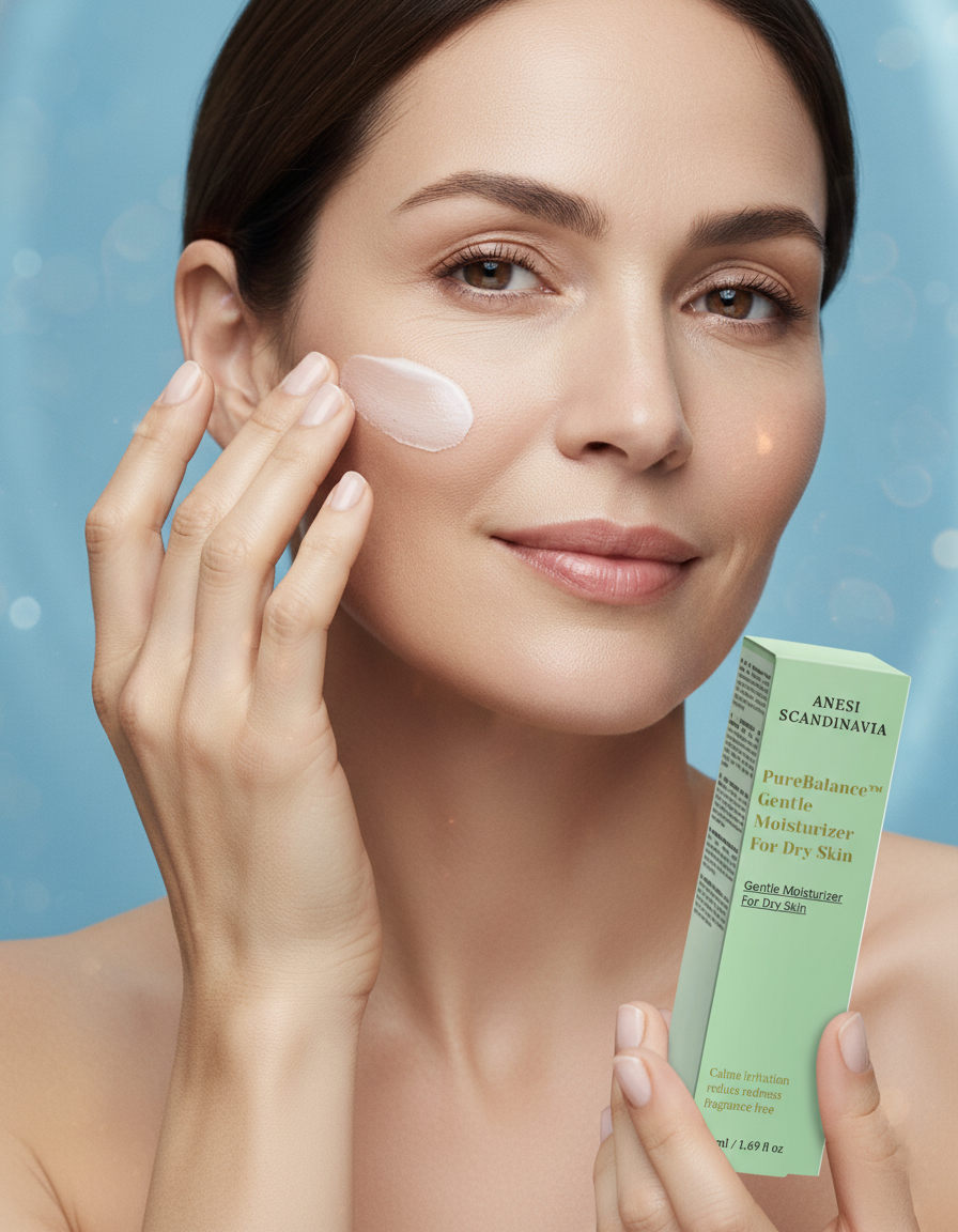 PureBalance™ – Fuktkräm för Torr & Känslig Hud — Lugnar, Återfuktar & Återställer Balansen